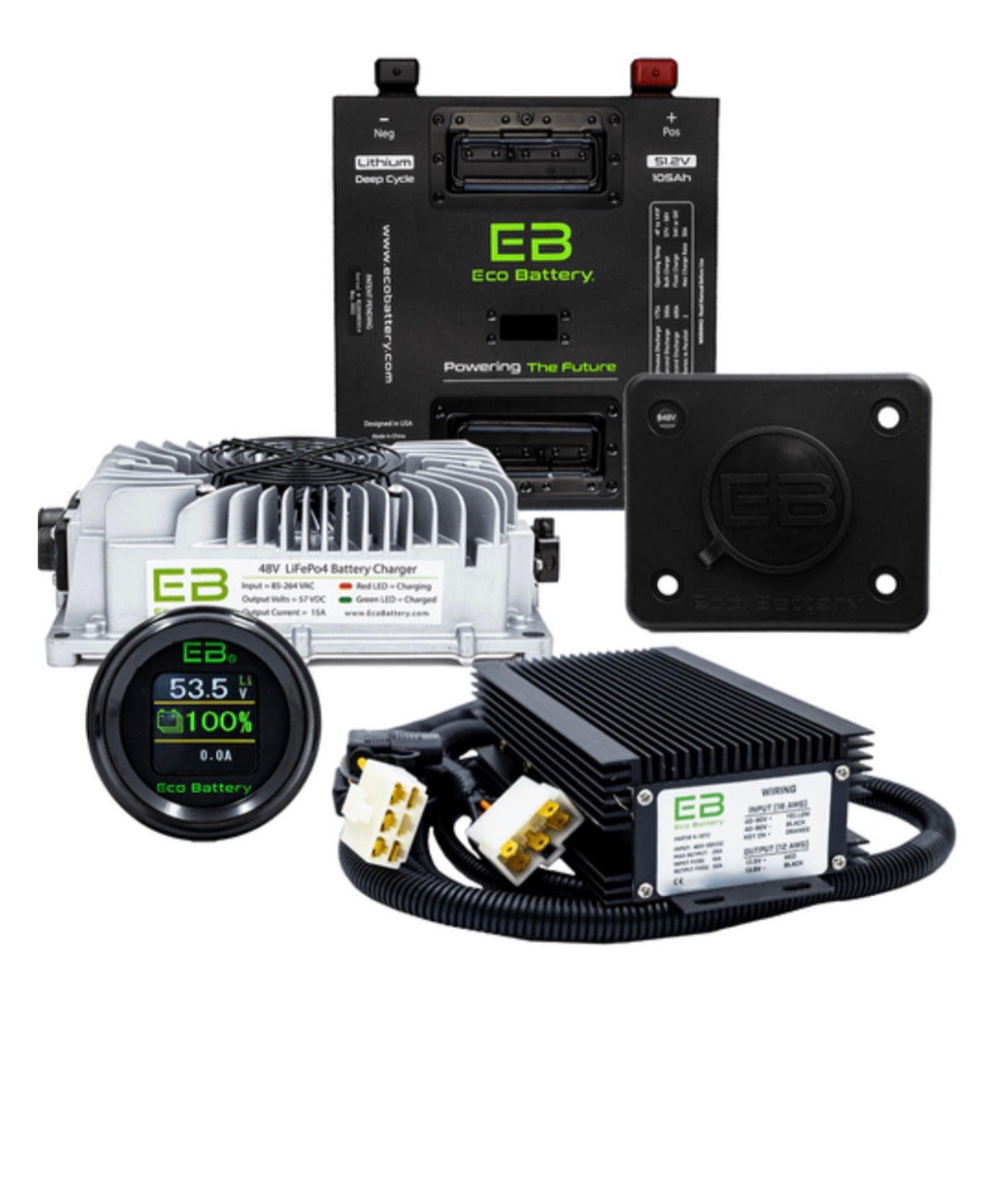 ECO Battery LITHIUM 48V 105ah combo(s)