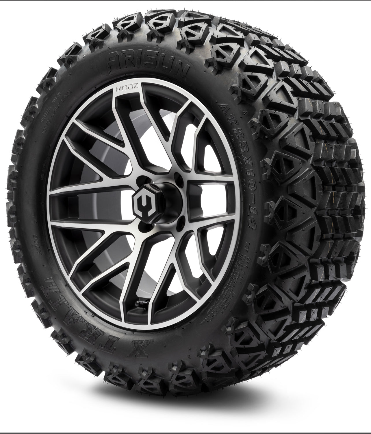 MODZ® 14" Matrix Matte Black Wheels & Off-Road Tires Combo
