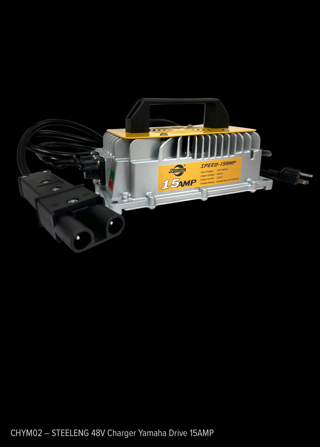 STEELENG 48V Charger 15AMP CHCC01, CHEZ01, CHYM02