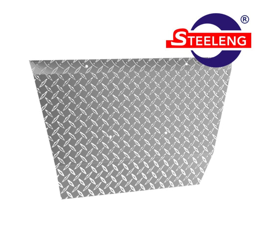 FSTX01 – SGC FRONT SHOCK COVER (BUMPER) ALUMINUM DIAMOND PLATE FOR EZGO TXT