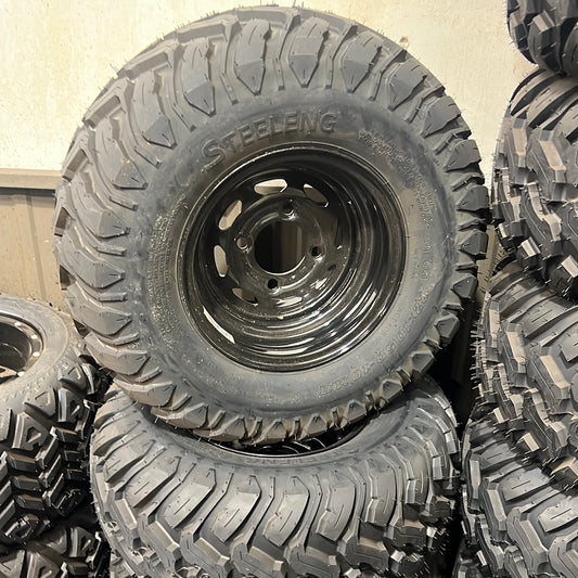 New 10” all terrain wheel & tire combo