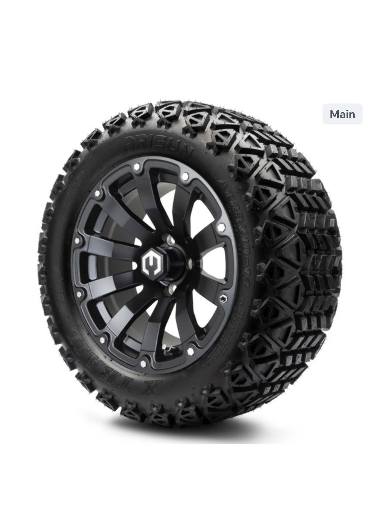 MODZ 14" Bomber wheel & tire combo