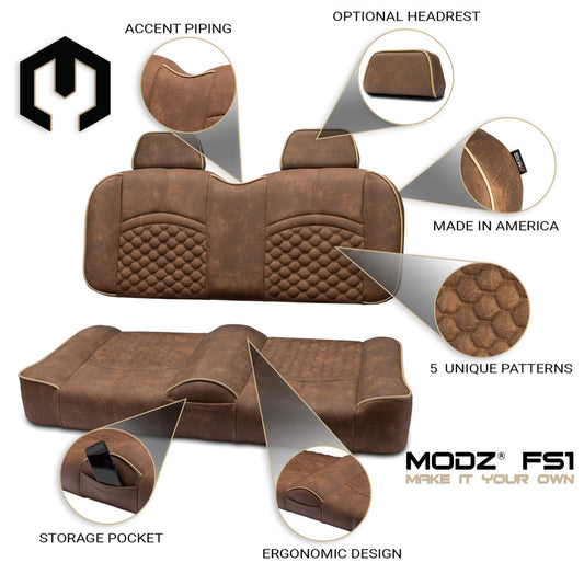 MODZ® FS1 CUSTOM FRONT SEAT - BROWN BASE