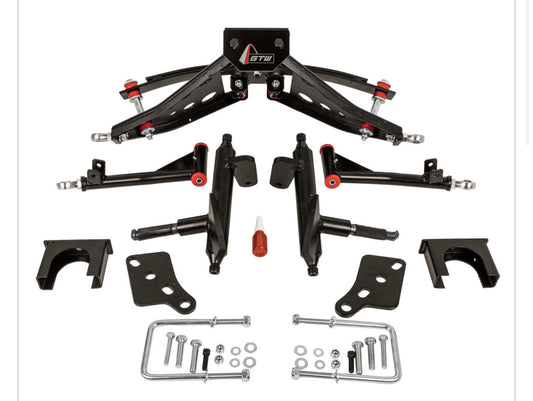 GTW 4 inch Double A-Arm Lift Kit for Club Car Precedent/Tempo
