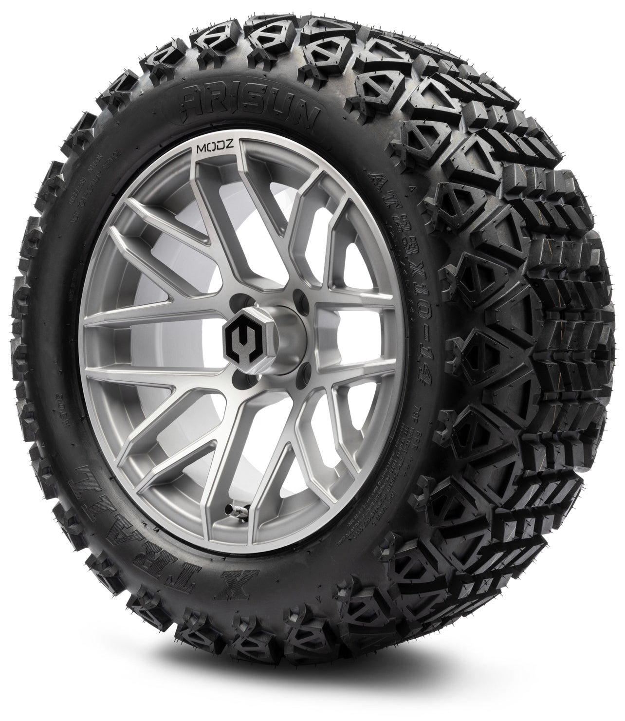 MODZ® 14" Matrix Matte Black Wheels & Off-Road Tires Combo